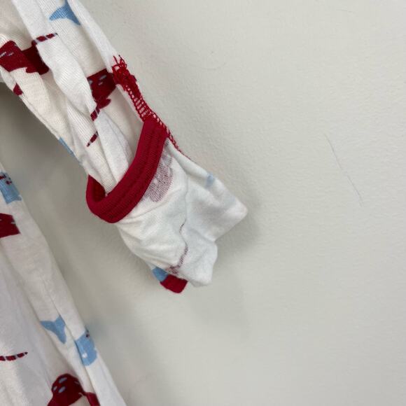 Kickee Pants Print Layette Gown & Double Knot Hat Set 0-3 Months NWT - Picture 4 of 9